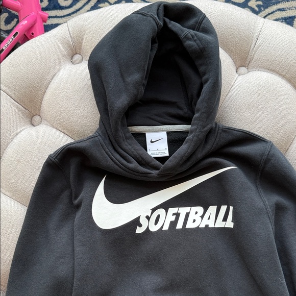 Nike Black Softball Pullover Hoodie - Picture 4 of 5